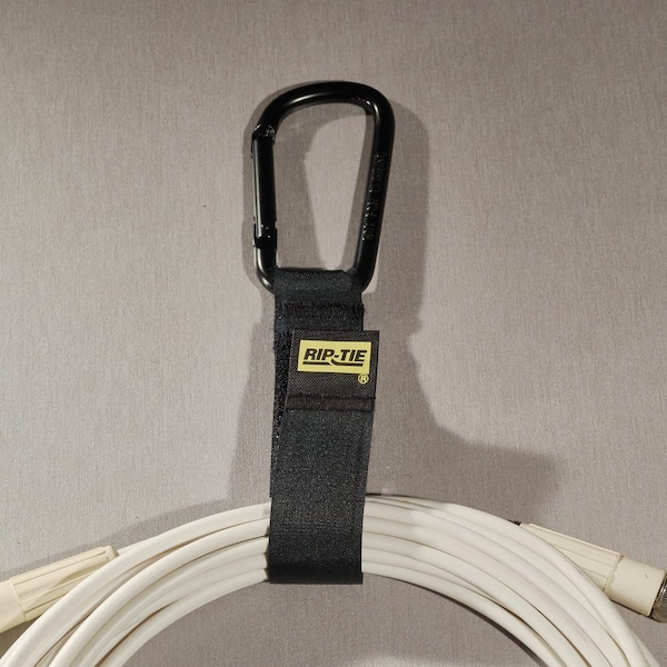 Rip-Tie Strap, Durable Woven, Grey, PK10, 1x6" - J-B6-C10-GY