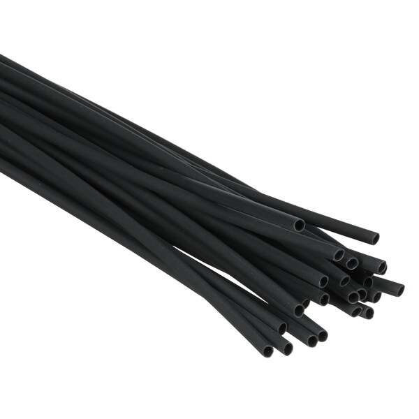 3M Shrink Tubing, 0.125in ID, Black, 4ft, PK250 - EPS-300-1/8-48-Black
