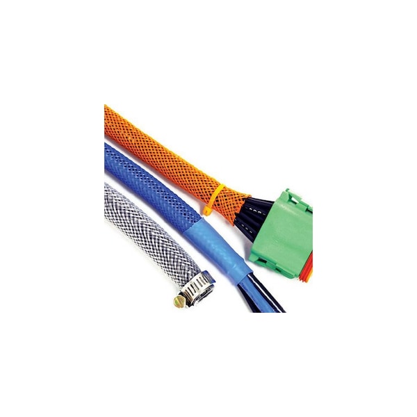Techflex 3/4' PET EXPANDABLE SLEEVING, MIL-I-23053 UL94VO, 100FT - PTN0.75BK