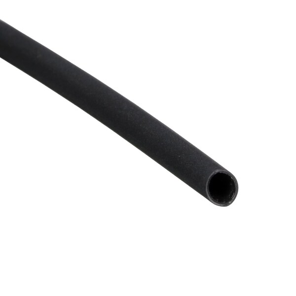 3M Shrink Tubing, 0.125in ID, Black, 4ft, PK25 - EPS-300-H-1/8-48-BK