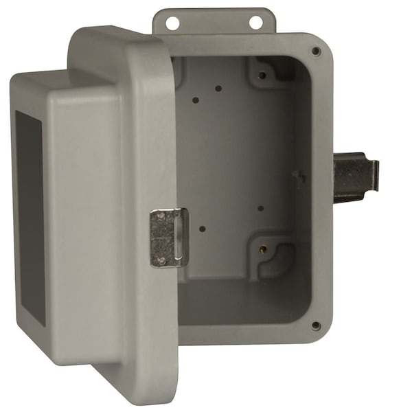 Wiegmann Fiberglass Electrical Enclosures, 6 in H, 5 in D, 4 in W, NEMA 4X, Hinged - HW-RHJ60405CHQRW