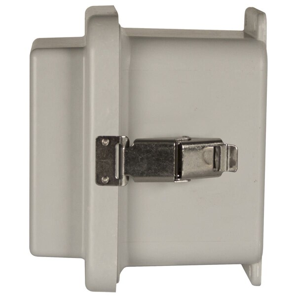 Wiegmann Fiberglass Electrical Enclosures, 6 in H, 5 in D, 4 in W, NEMA 4X, Hinged - HW-RHJ60405CHQRW