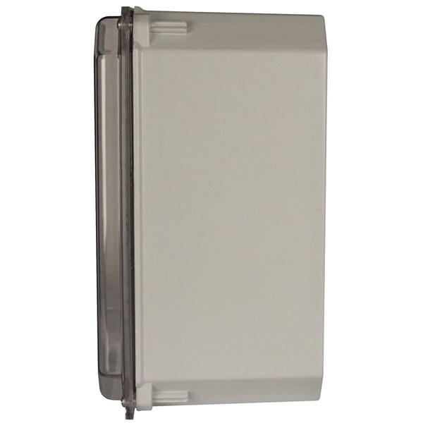 Wiegmann Fiberglass Electrical Enclosures, 8 in H, 4 in D, 8 in W, NEMA 4X, Hinged - HW-CC80804CHSC