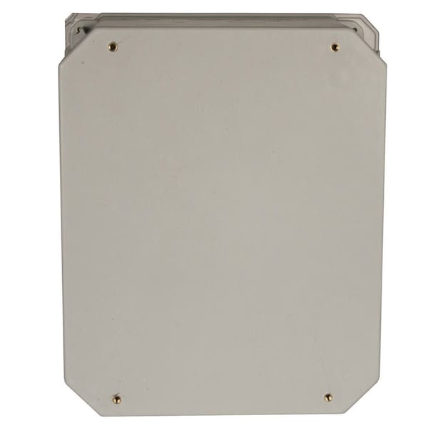 Wiegmann Fiberglass Electrical Enclosures, 8 in H, 4 in D, 8 in W, NEMA 4X, Hinged - HW-CC80804CHSC