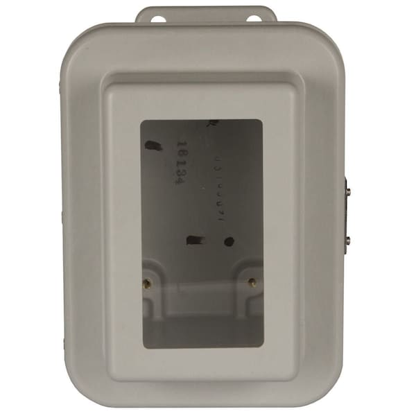 Wiegmann Fiberglass Electrical Enclosures, 6 in H, 6 in D, 6 in W, NEMA 4X, Hinged - HW-RHJ60606CHQRW