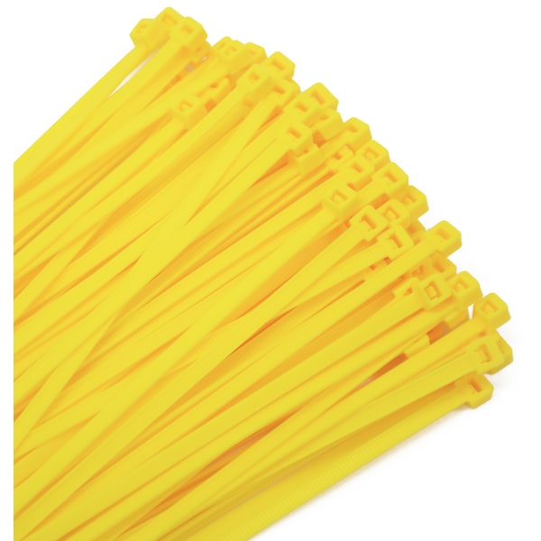 Us Cable Ties Cable Tie, 14 in., 50 lb, Yellow Nylon, 100PK - SD14YL100