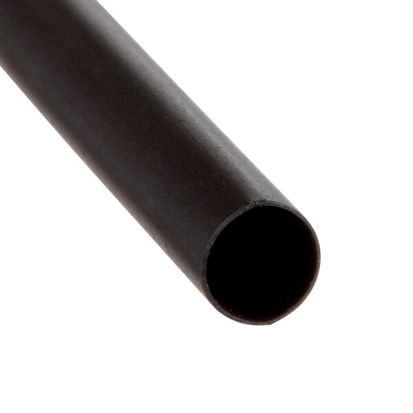 3M Shrink Tubing, 0.187in ID, Black, 4ft, PK250 - FP-301-3/16-Black-4'-Bulk