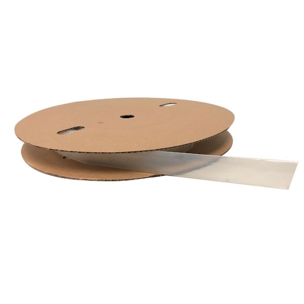 Kable Kontrol 3:1 Heat Shrink Tubing - Single Wall - 2" Inside Diameter - 100 Ft Spool - Clear - hs3384-sp-clear