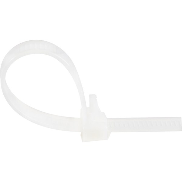 Startech.Com 100 Pk Lg 8" Wht Reuse Zip Ties - CBMZTRB8