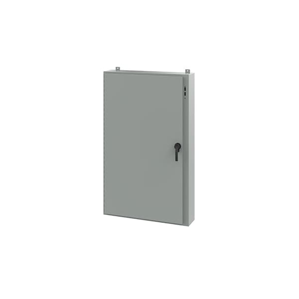 Nvent Hoffman Steel Electrical Enclosures, 60 in H, 8 in D, 37.38 in W, NEMA 12, Hinged - A60SA3808LPPL