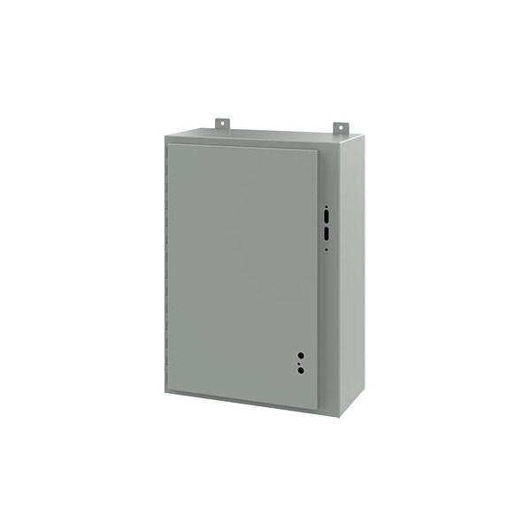 Nvent Hoffman Mild Steel Electrical Enclosures, 30 in H, 10 in D, 21.38 in W, NEMA 12, Hinged - A30SA2210LP