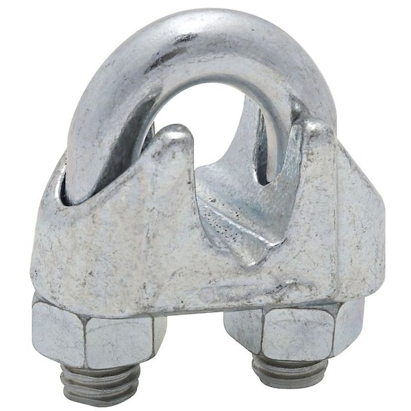 National Hardware 3230BC Series Wire Cable Clamp, 3/8 in Dia Cable, 5 in L, Malleable Iron, Zinc - N248-310