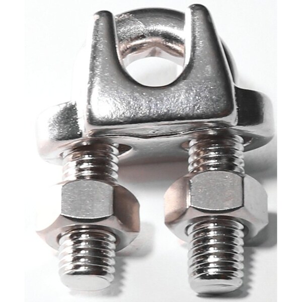 Baron Wire Rope Clip, Stainless Steel - 260S-1/8