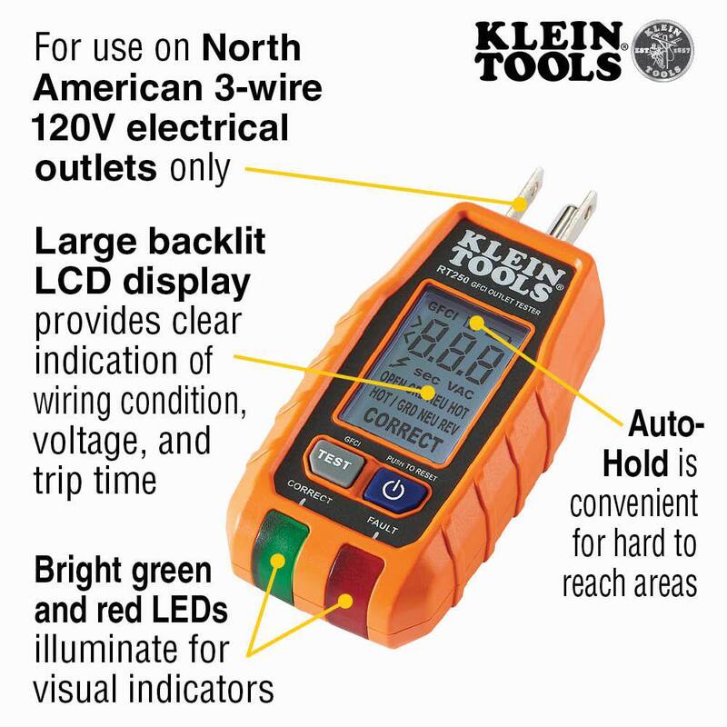 Juego de Herramientas Eléctricas Premium Klein Tools Multimeter, Voltage Tester and Outlet Tester (69355) - 69355.