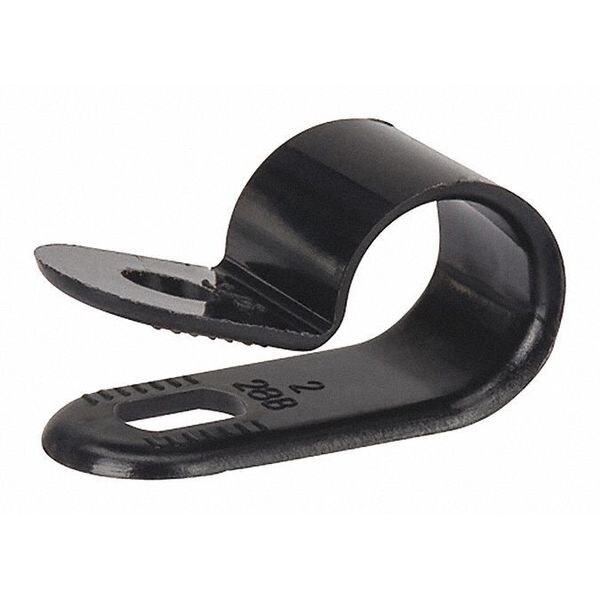 Nsi Industries Cable Clamp Blk .250X.375" 100 - NC-250-0