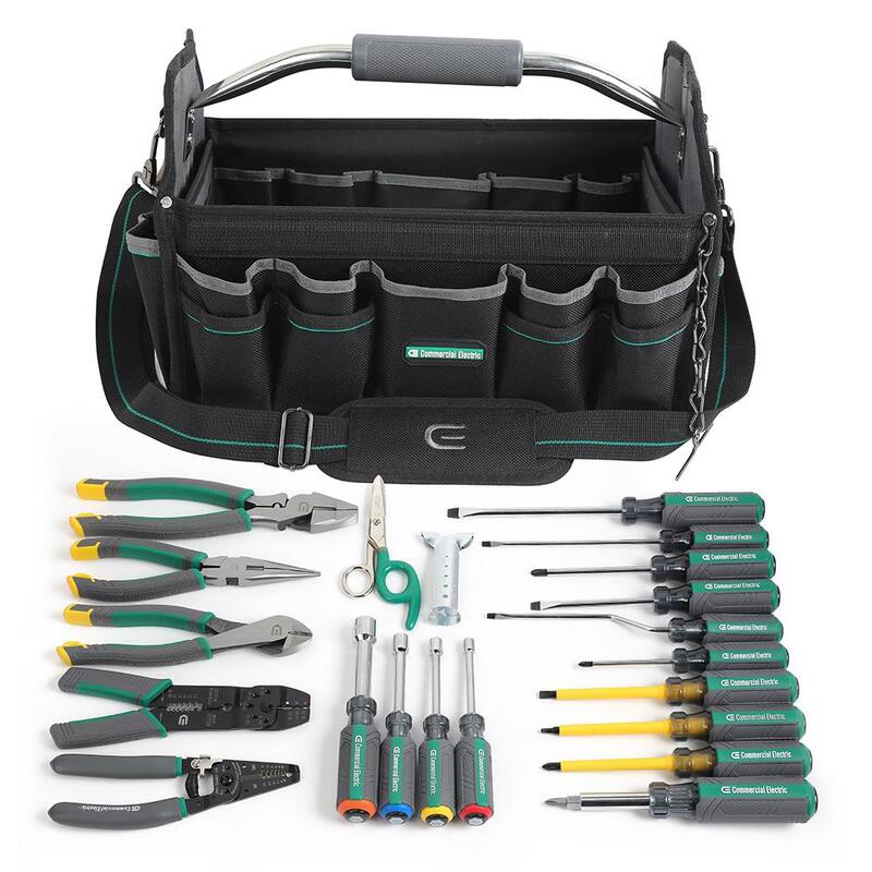 Set de herramientas para electricistas comerciales (22 piezas) - CE180607