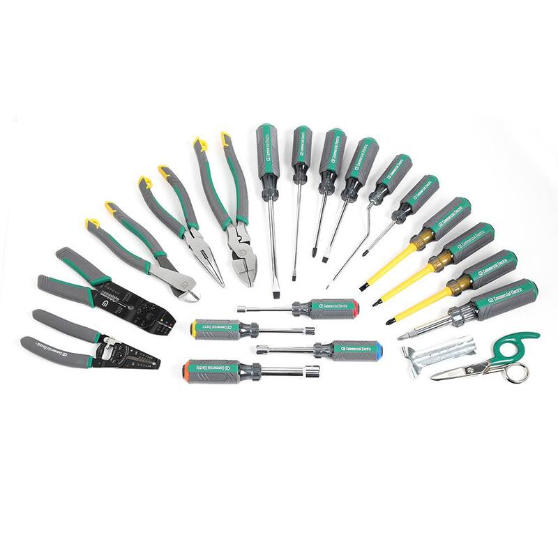 Set de herramientas para electricistas comerciales (22 piezas) - CE180607