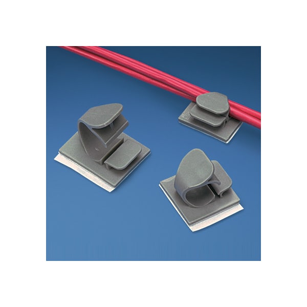 Panduit Latching Wire Clip, Adh., 1" (25.4mm) Bu - LWC100-A-C14