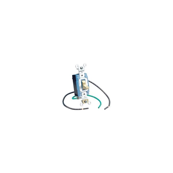 Interruptor basculante Leviton de 15A 120 277V Sp Tgl Sw con punta Iv - 1241-I