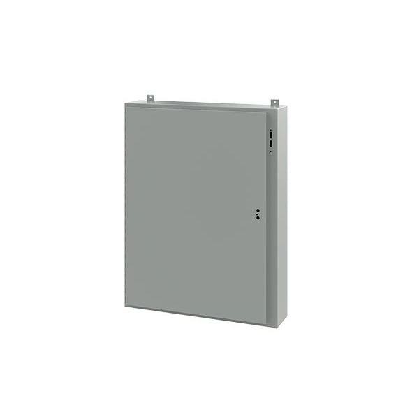 Nvent Hoffman Mild Steel Electrical Enclosures, 48 in H, 8 in D, 37.38 in W, NEMA 12, Hinged - A48SA3808LP