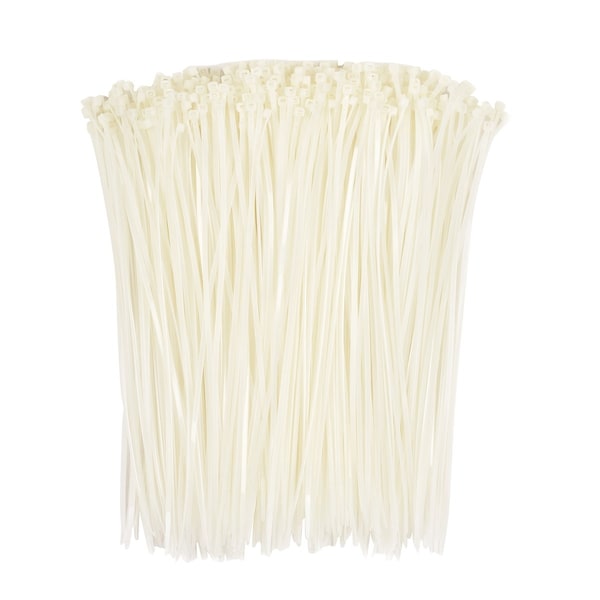 South Main Hardware 11-in 40-lb, Natural, 500 Nylon Tie - 200107