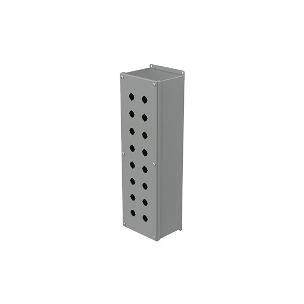 Nvent Hoffman Mild Steel Electrical Enclosures, 20-3/4 in H, 4-3/4 in D, 6-1/4 in W, NEMA 12, Screw On - E16SPBXVM