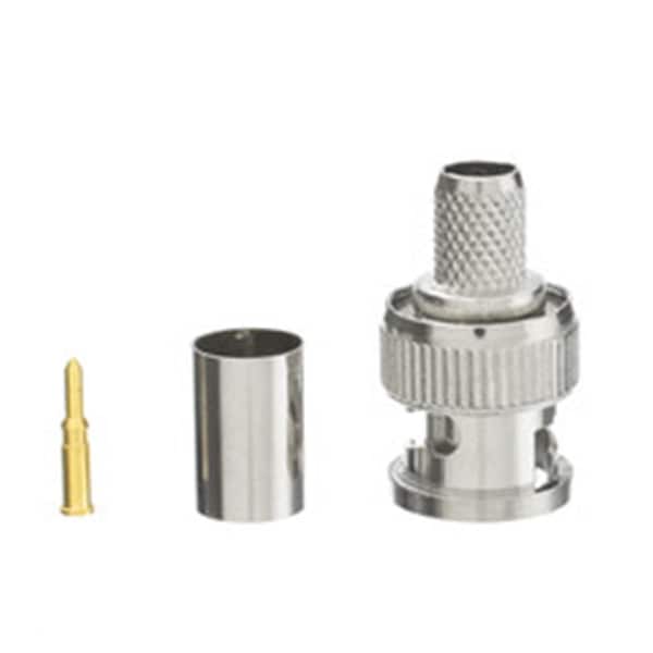 Cable Wholesale BNC Male Crimp Connector for RG6, 3PK - 200-141