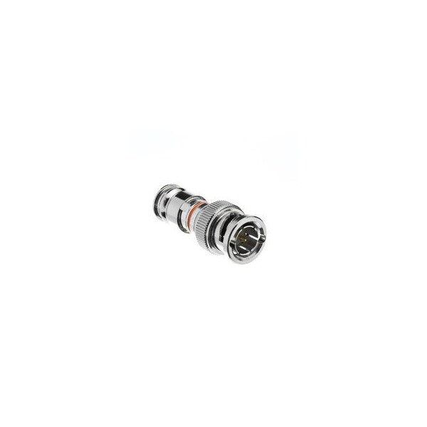 Swe-Tech 3C RG6 Quad Shield BNC Compression Connector Orange Band, 25PK - FWT31X4-32125
