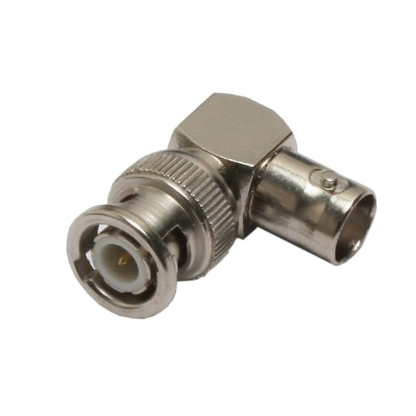 Quest Technology International BNC Intra-Adapter - 50 Ohm, Right Angle (M-F) - CAD-1015