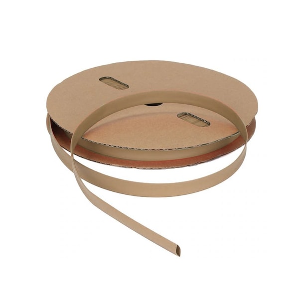 Kable Kontrol Kable Kontrol® 2:1 Polyolefin Heat Shrink Tubing - 1" Inside Diameter - 100' Length - Brown - HS367-S100-BROWN