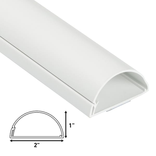 D-Line CORD CVR HLF RND WHT 39"" - US/5025W-1M
