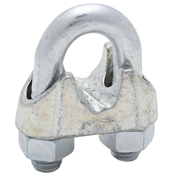 National Hardware 3230BC Series Wire Cable Clamp, 1/2 in Dia Cable, 1 in L, Malleable Iron, Zinc - N248-328