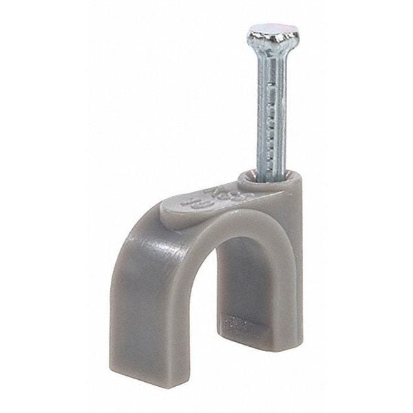 Nsi Industries Poly Nail Clip Grey .391X.528" 100 - PNC-391G