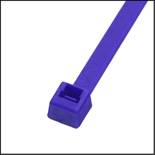 Evermark 11 in. Blue Cable Tie, 50 lbs, 100PK - EM-11-50-6-C