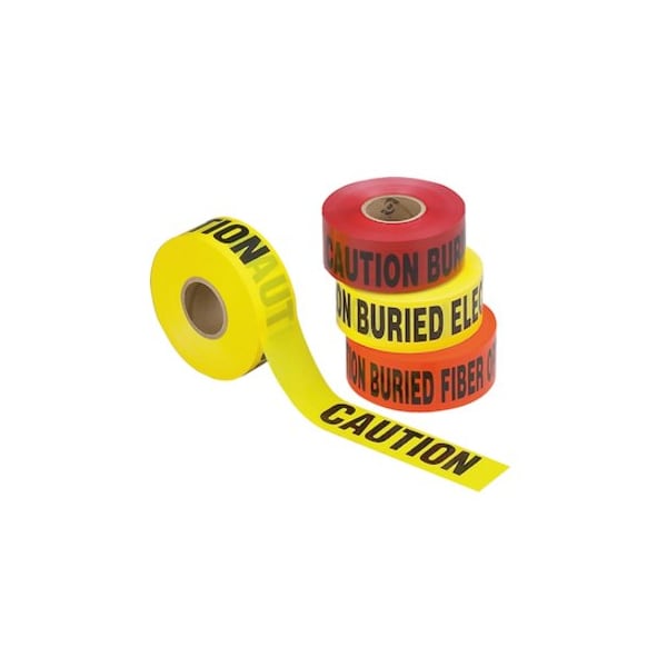 Panduit Hazard Tape, 3"x1000ft, Black/Yellow - HTU3Y-E-M