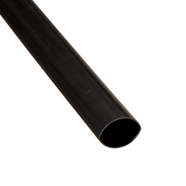 3M Shrink Tubing, 1.1in ID, Black, 12in, PK100 - ITCSN-1100-12-Bulk