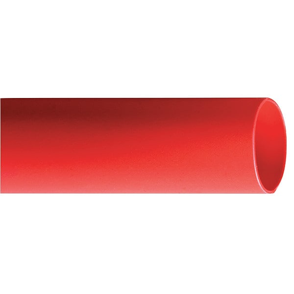 3M Shrink Tubing, 0.125in ID, Red, 500ft, PK3 - FP301-1/8-500'-RED-SPOOL