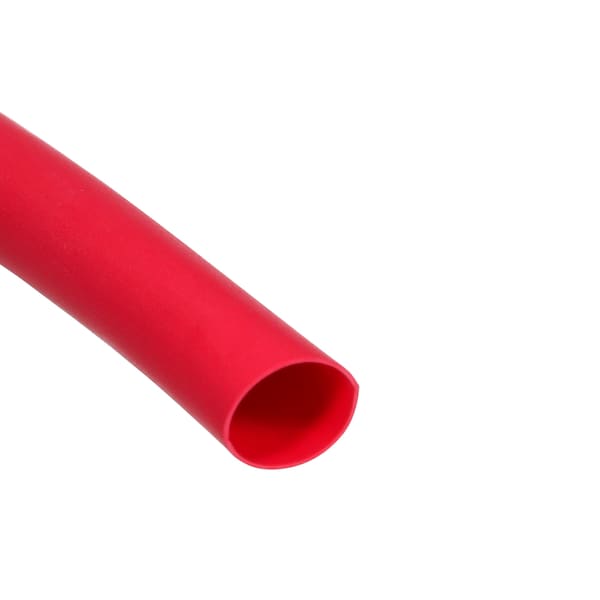 3M Shrink Tubing, 0.125in ID, Red, 500ft, PK3 - FP301-1/8-500'-RED-SPOOL