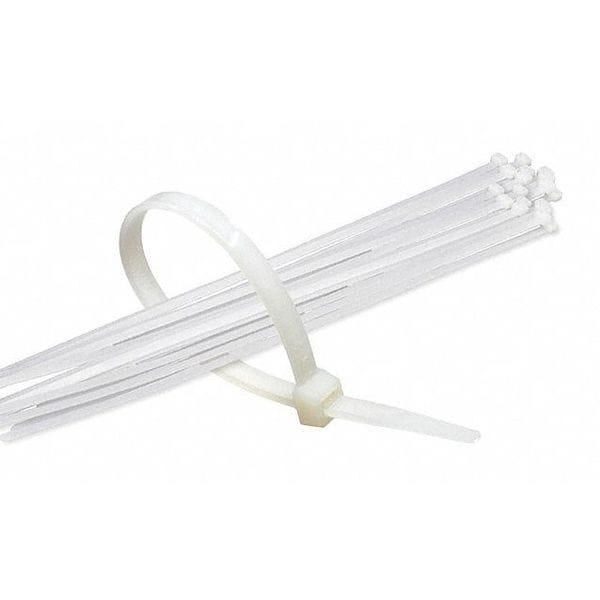 Jaydee Boen Cable Ties, Clear, Nylon, 11", PK500 - ZT-0012