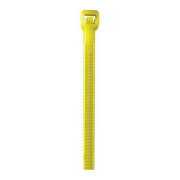 Partners Brand Colored Cable Ties, 40#, 8", Fluorescent Yellow, 1000/Case - CT444J