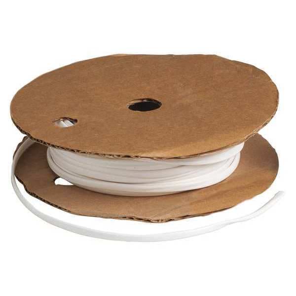 Brady Hot Stamper Shrink Tubing, 500 ft. L, Wht - PVC-7-500