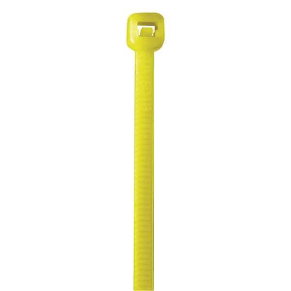 Box Partners 18 in. No.of 50 Fluorescent Yellow Cable Ties - CT185J