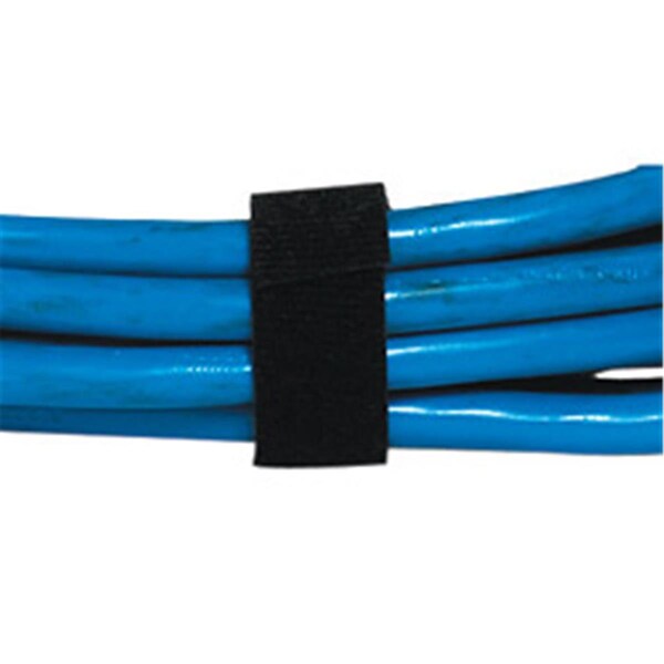 Swivel 75 in. x 12 foot- Black Cloth Tie Self-Grip Straps - Black - SW2833630