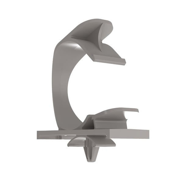 Panduit Latching Wire Clip, Push Mount, .19" (4.8mm), LWC19-H25-M14, PK 1000 - LWC19-H25-M14