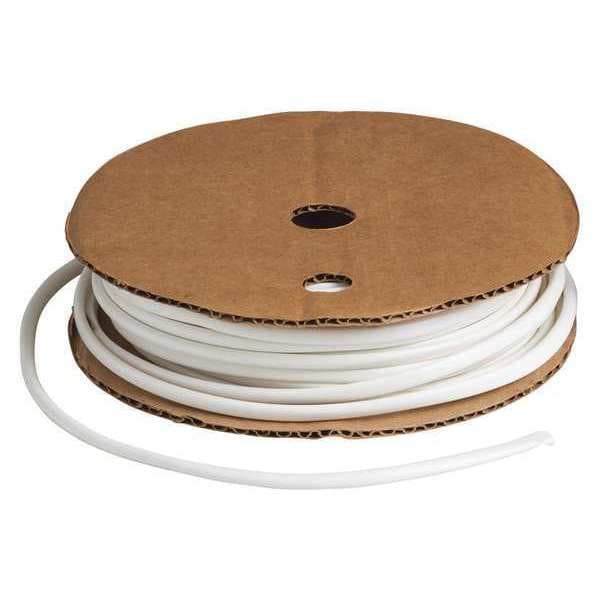 Brady Hot Stamper Shrink Tubing, 500 ft. L, Wht - PVC-5-500