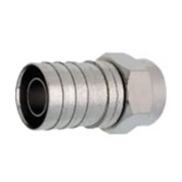 W Box F CRIMP PL RG6 QUAD SHIEL, 10PK - 0E-FH6QTP