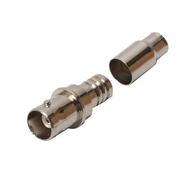 Quest Technology International BNC (Female) Connector, 50 Ohm - 2Pc Crimp-On Rg-59/62 - CBN-2310