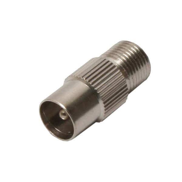 Quest Technology International Coax Inter-Adapter - 75 Ohm, F (F) To RCA (M), Euro Style - CAD-1120