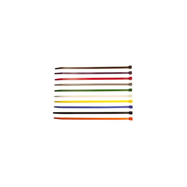 Electriduct Nylon Cable Ties- 6" x 500pcs- Multi Color - CT-06-40-500-MIX
