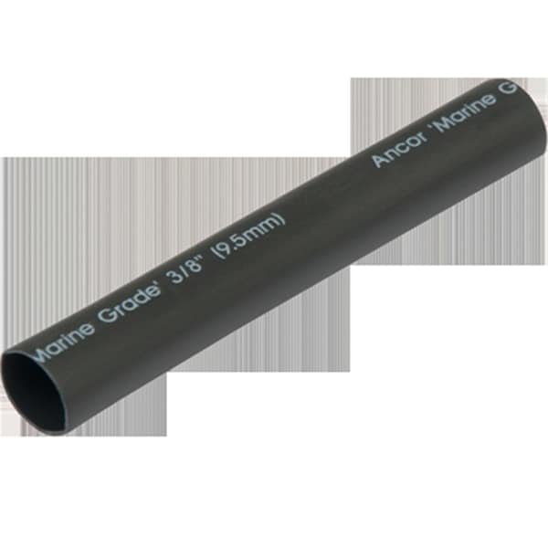 Safety First 0.375 x 48 in. Heat Shrink Tubing, Black - SA3744941